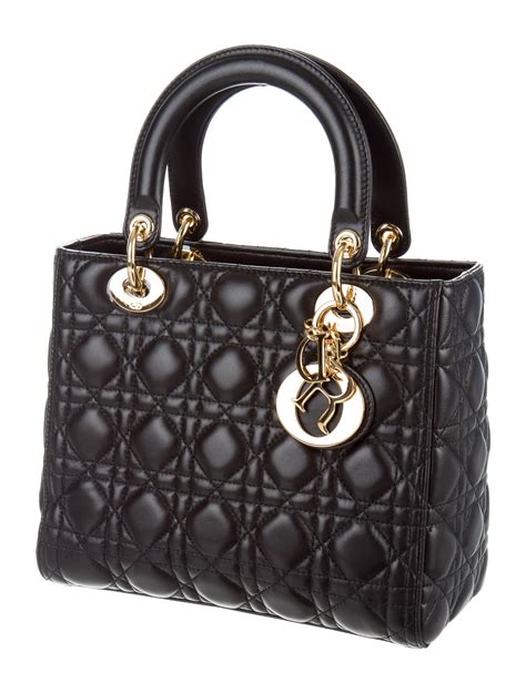 dior lady black|medium Lady Dior bag price.